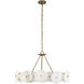 Cosmos 6 Light 30 inch Havana Gold Chandelier Ceiling Light, Smithsonian Collaboration