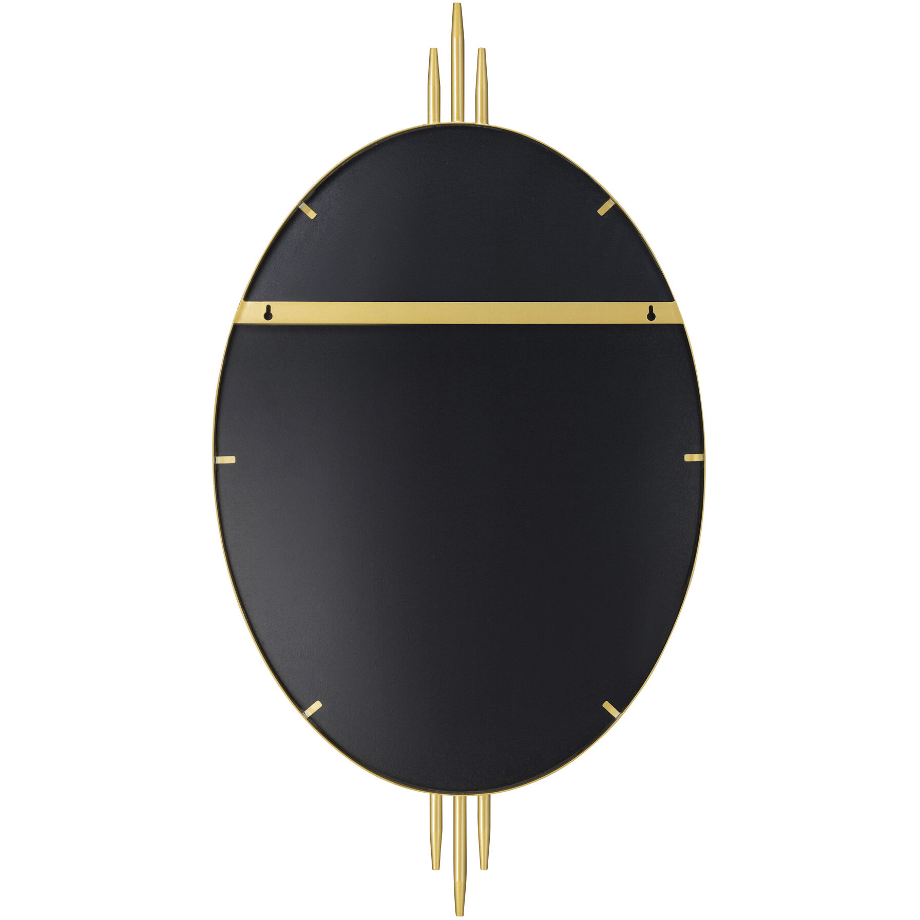 Propaganda 41 X 22 inch Gold Wall Mirror