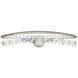 Charmed 3 Light 33 inch Silver with Champagne Mist Bath Vanity Wall Light