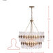 Aurora 14 Light 32 inch Havana Gold Pendant Ceiling Light