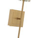Chroman Empire 1 Light 4.53 inch Satin Gold Wall Sconce Wall Light