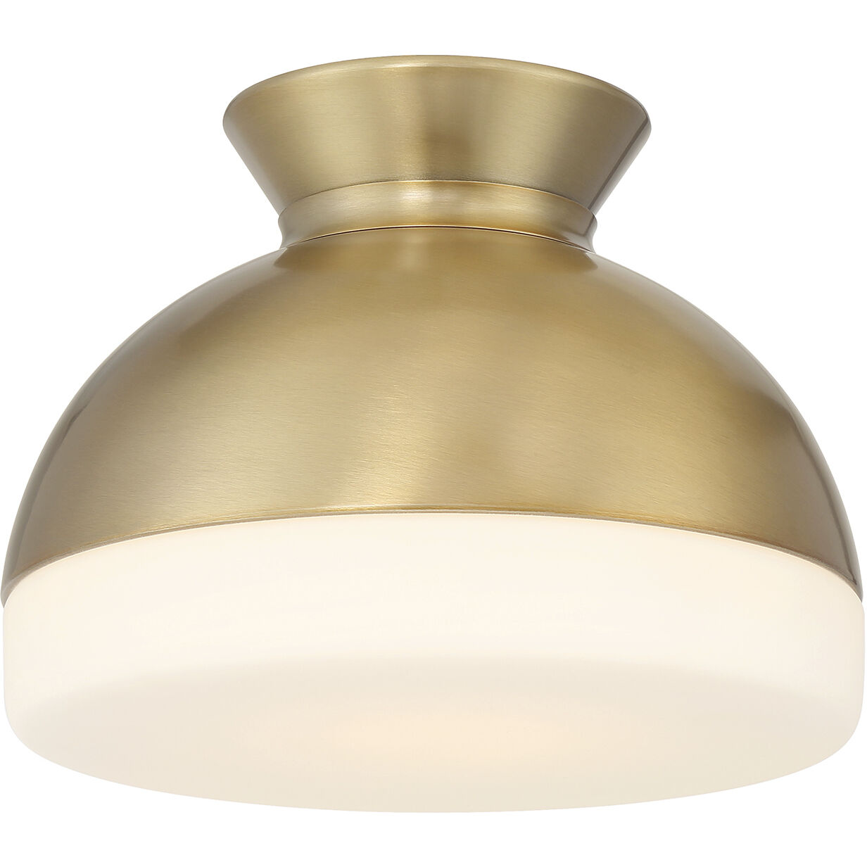 Gidget 1 Light 10.25 inch Vibrant Gold Flush Ceiling Light