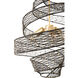 Flow 3 Light 18 inch Gold Pendant Ceiling Light