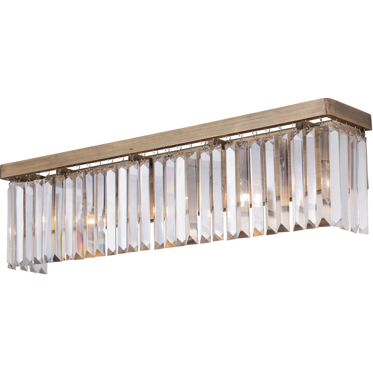 Social Club 4 Light 28.5 inch Havana Gold Bath Vanity Wall Light