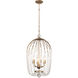 Voliere 6 Light 17 inch Havana Gold Pendant Ceiling Light