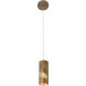 Flow 1 Light 4 inch Hammered Ore Mini Pendant Ceiling Light