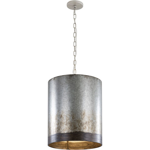 Cannery 3 Light 16 inch Ombre Galvanized Pendant Ceiling Light