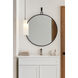 Stopwatch 43.25 X 40 inch Black Accent Wall Mirror, Varaluz Casa