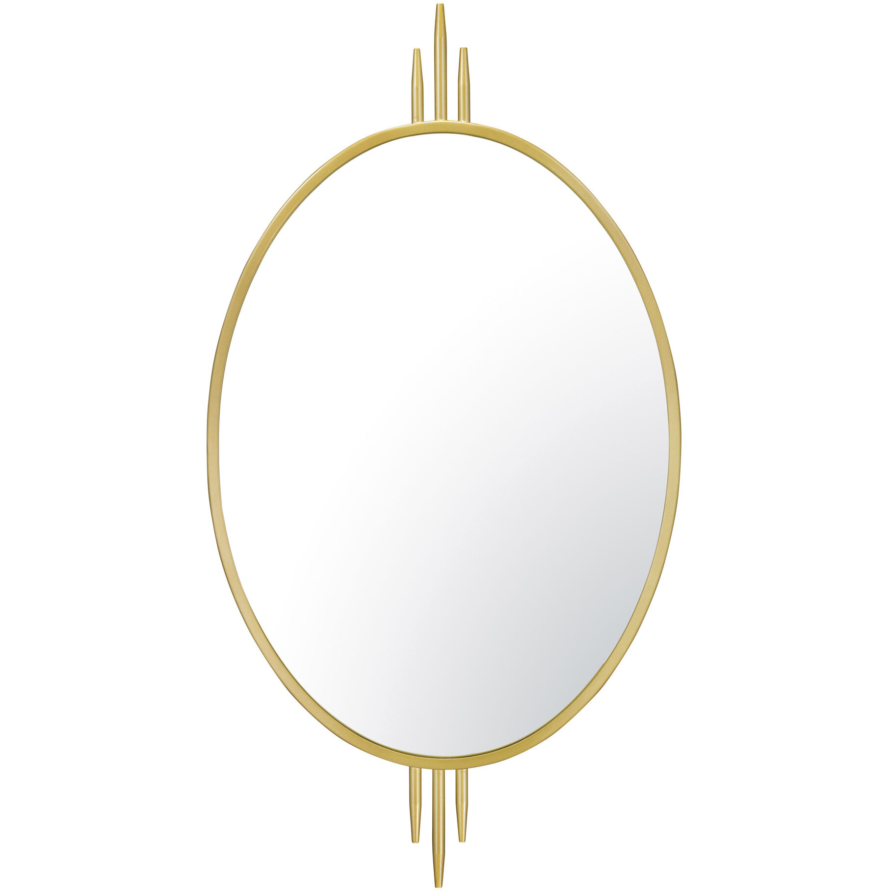 Propaganda 41 X 22 inch Gold Wall Mirror