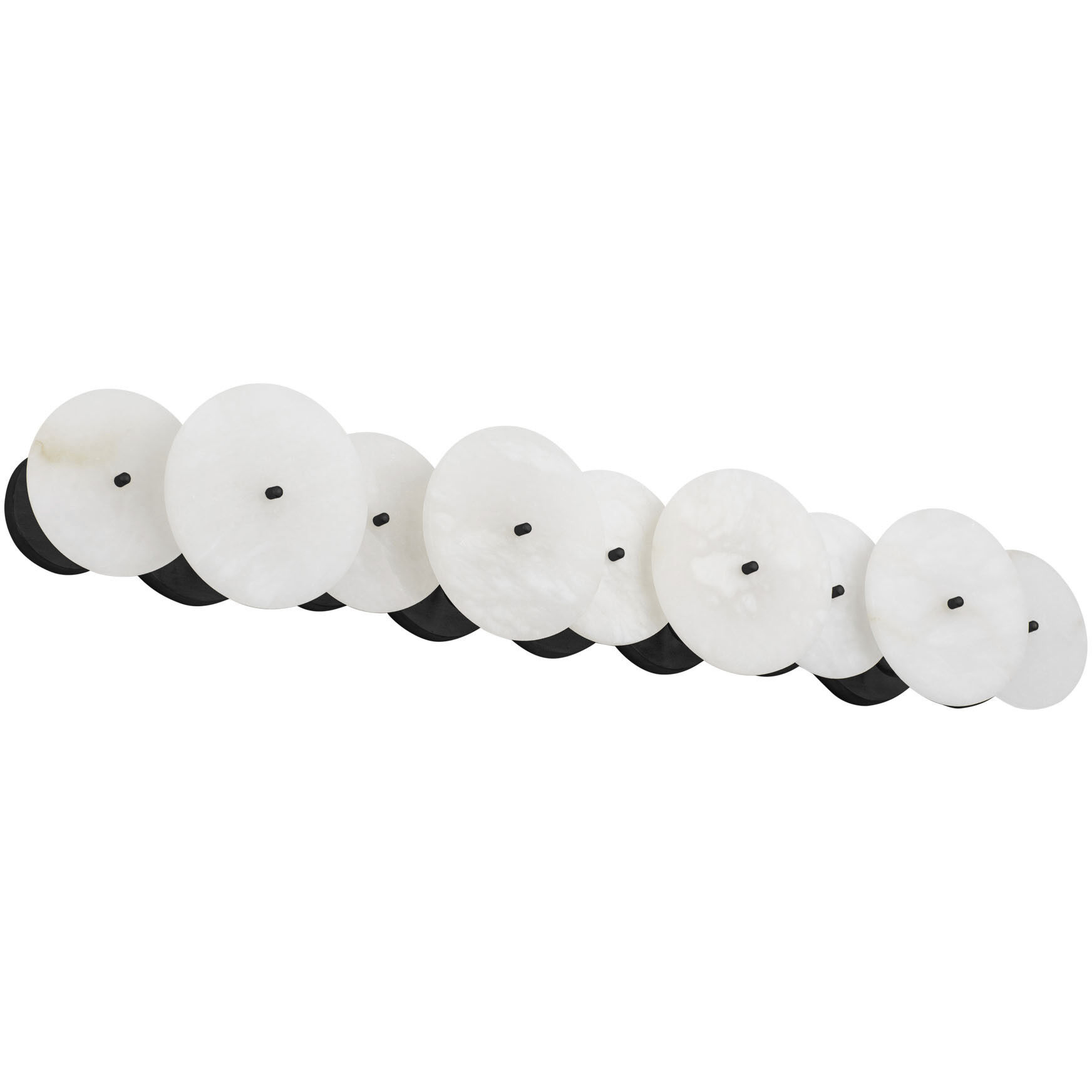 Cosmos 4 Light 35.75 inch Matte Black Vanity Light Wall Light, Smithsonian Collaboration