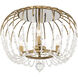 Voliere 3 Light 18.25 inch Havana Gold Semi-Flush Mount Ceiling Light