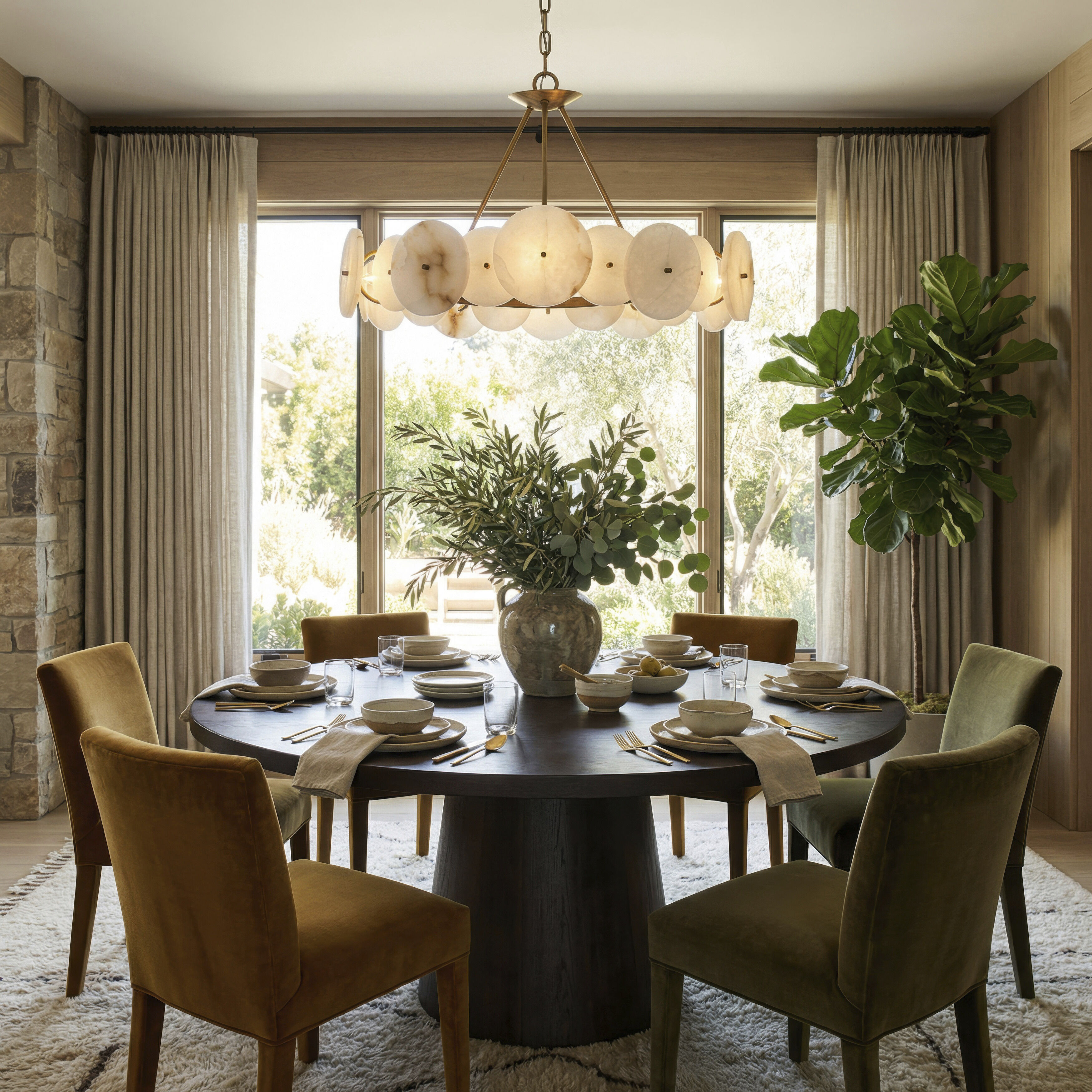 Cosmos 6 Light 30 inch Havana Gold Chandelier Ceiling Light, Smithsonian Collaboration