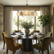 Cosmos 6 Light 30 inch Havana Gold Chandelier Ceiling Light, Smithsonian Collaboration