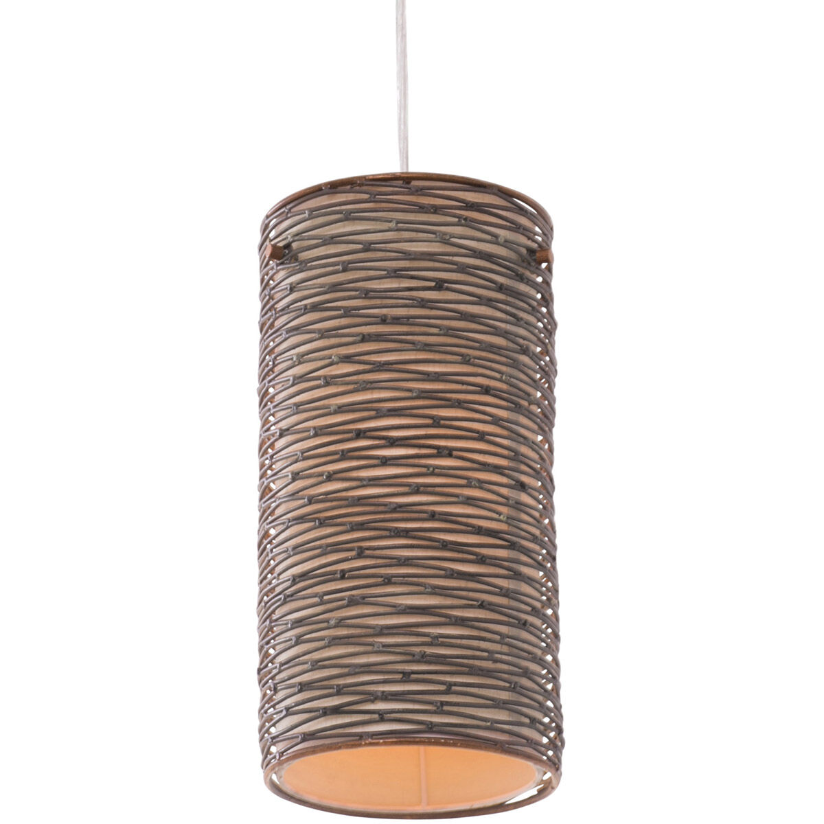 Flow 1 Light 6.63 inch Hammered Ore Mini Pendant Ceiling Light