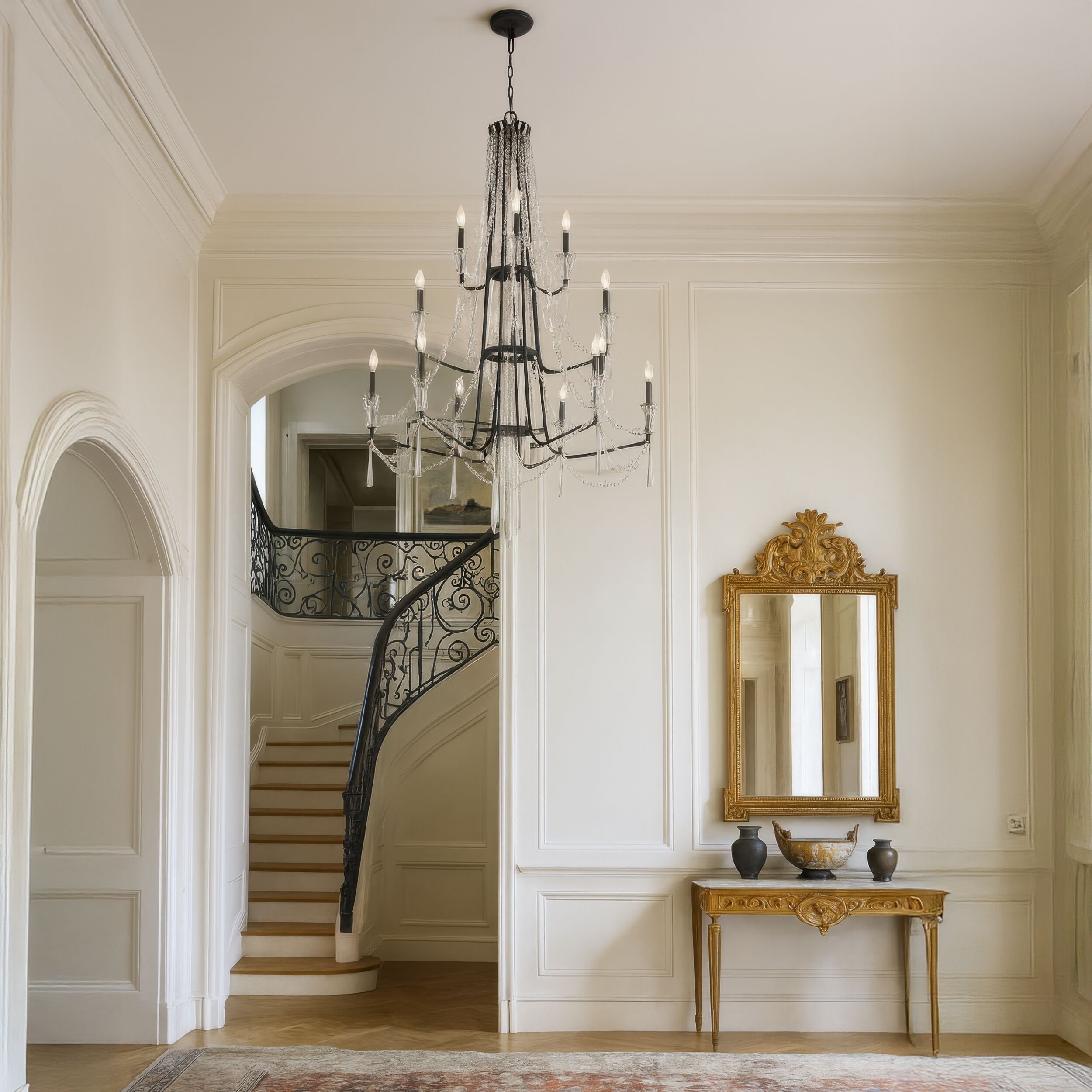 Barcelona 12 Light 44 inch Onyx Chandelier Ceiling Light