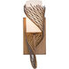 Flow Wall Sconce Wall Light in Hammered Ore, Right
