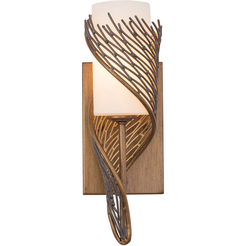 Flow Wall Sconce Wall Light in Hammered Ore, Right