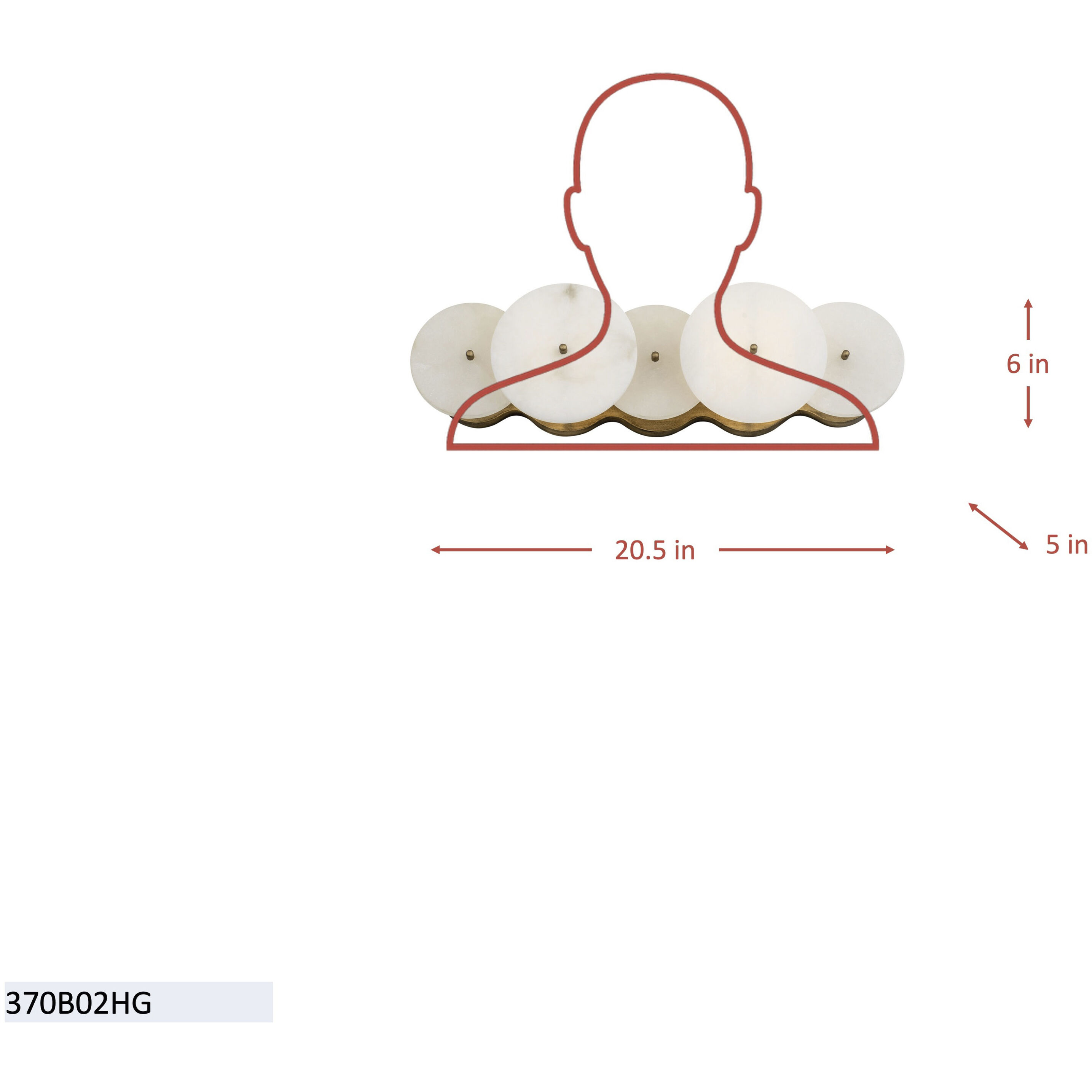 Cosmos 2 Light 20.5 inch Havana Gold Bath Vanity Light Wall Light, Smithsonian Collaboration