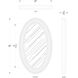 Athena 40.25 X 24.25 inch Matte Black with Black Seagrass Wall Mirror