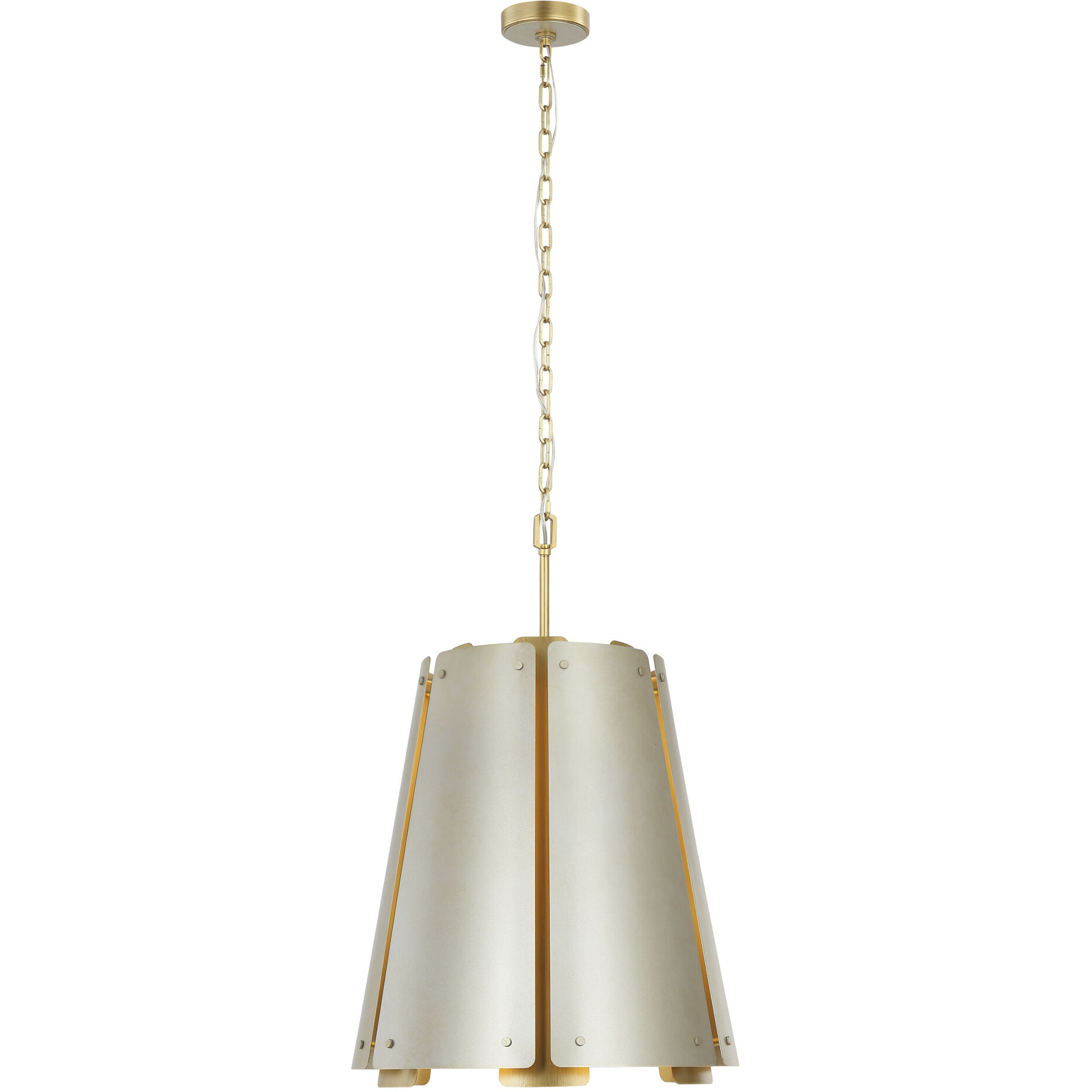 Peep Show 6 Light 16 inch Sunwashed Silver and Brushed Sienna Foyer Pendant Ceiling Light