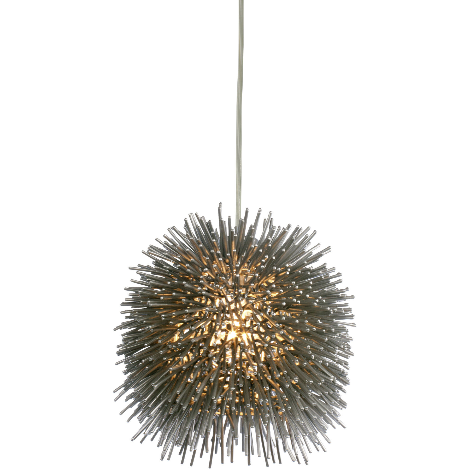 Urchin 1 Light 6.25 inch Painted Chrome Mini Pendant Ceiling Light