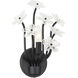 Wildflower Sconce Wall Light in Matte Black, Smithsonian Collaboration