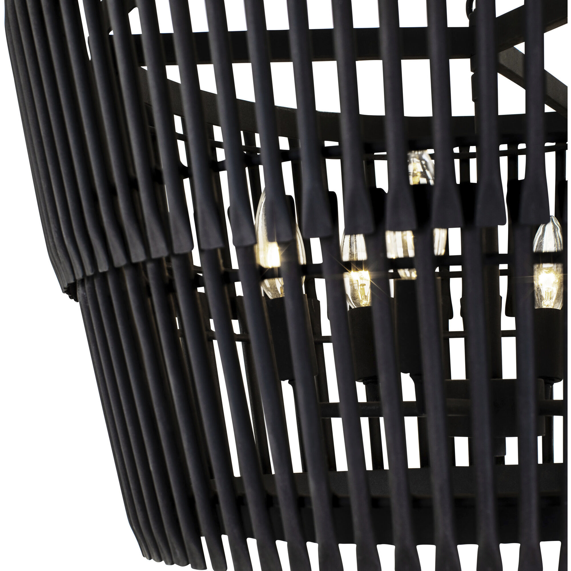 Apollo 6 Light 24 inch Carbon Black Pendant Ceiling Light