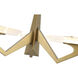 Down the Wrong Path 3 Light 31.82 inch Brass Kisser Pendant Ceiling Light