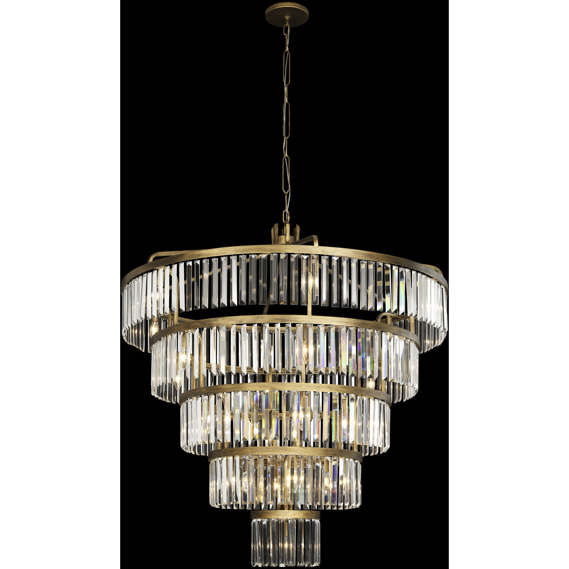 Social Club 25 Light 44 inch Havana Gold Chandelier Ceiling Light