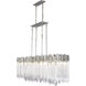 Matrix 8 Light 48.25 inch Rainy Night Linear Pendant Ceiling Light