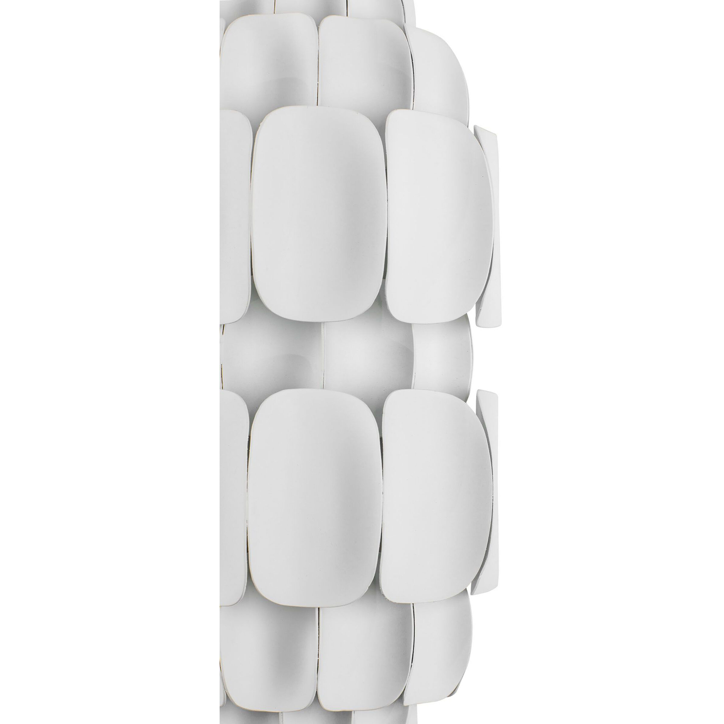Swoon Sconce Wall Light in Matte White, Smithsonian Collaboration