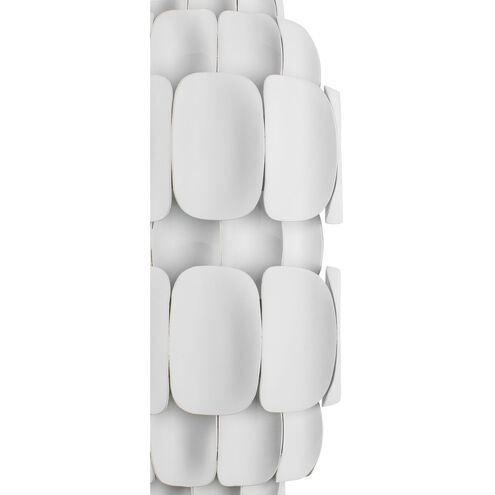 Swoon Sconce Wall Light in Matte White, Smithsonian Collaboration