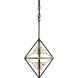 Marcia 1 Light 10.25 inch Matte Black/French Gold Pendant Ceiling Light