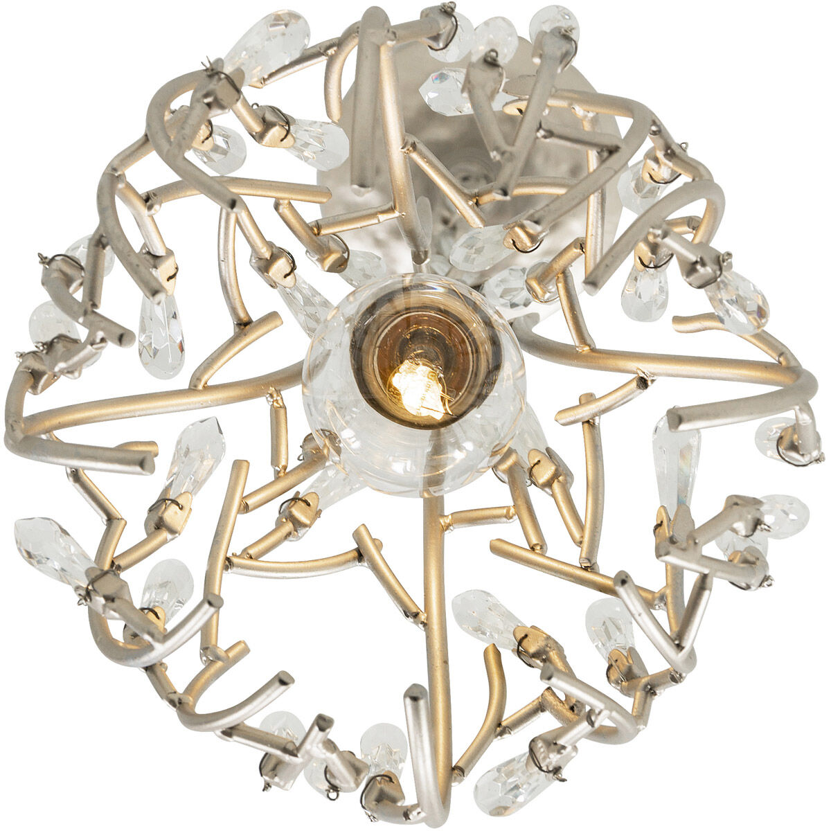 Bask 1 Light 8 inch Gold Dust Mini Pendant Ceiling Light