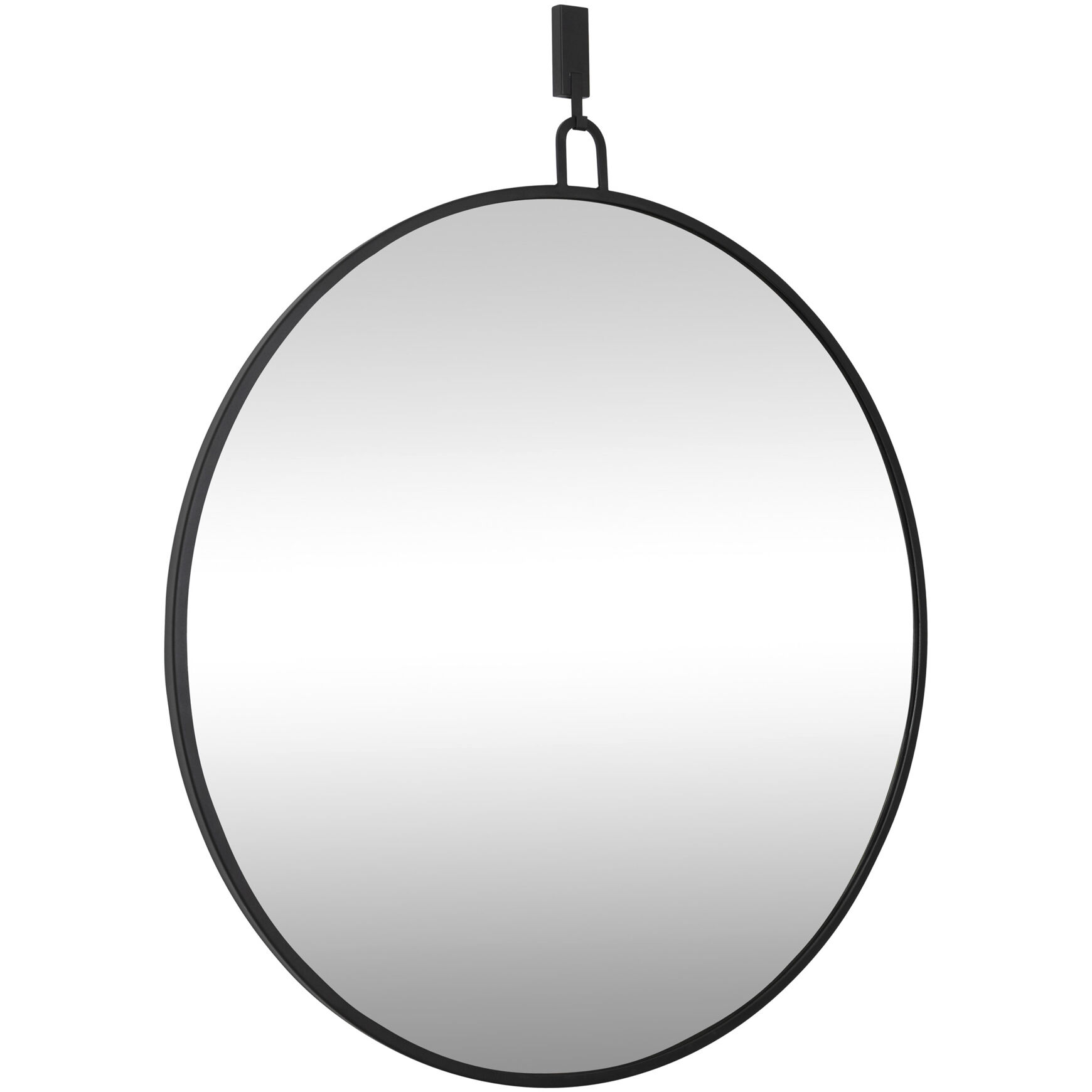 Stopwatch 43.25 X 40 inch Black Accent Mirror