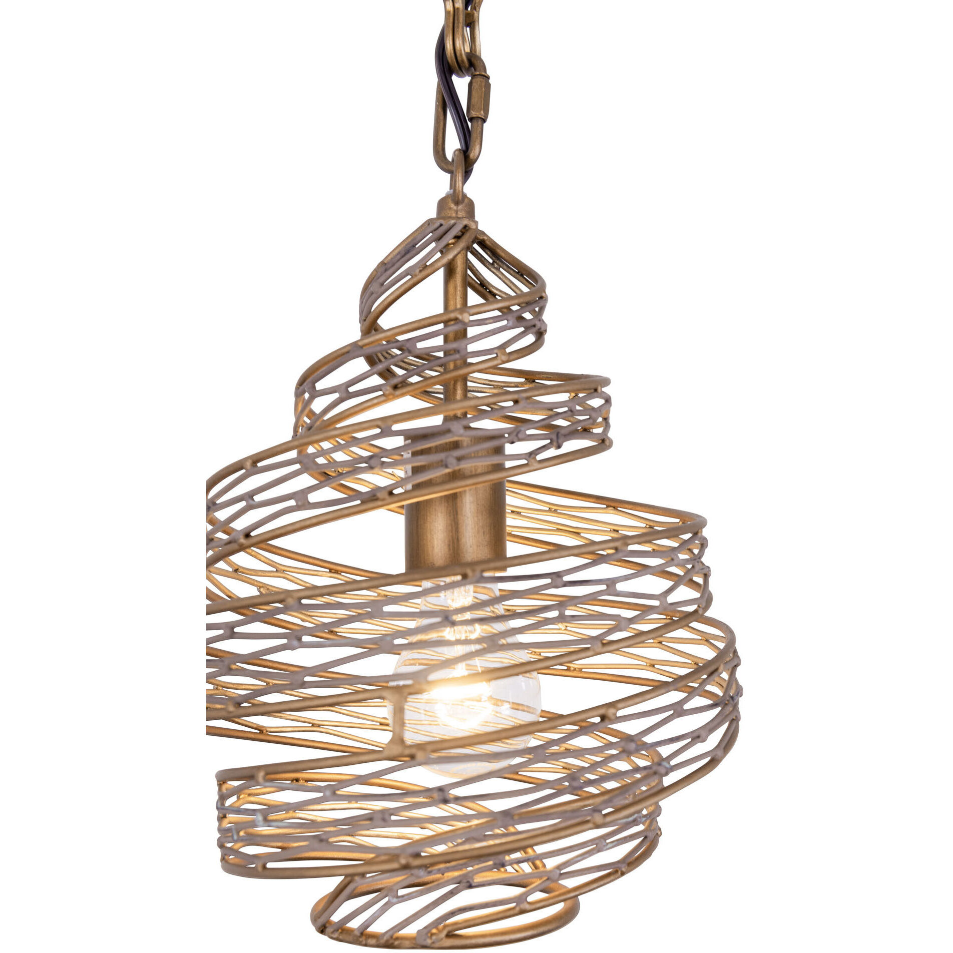 Flow 1 Light 10 inch Hammered Ore Mini Pendant Ceiling Light