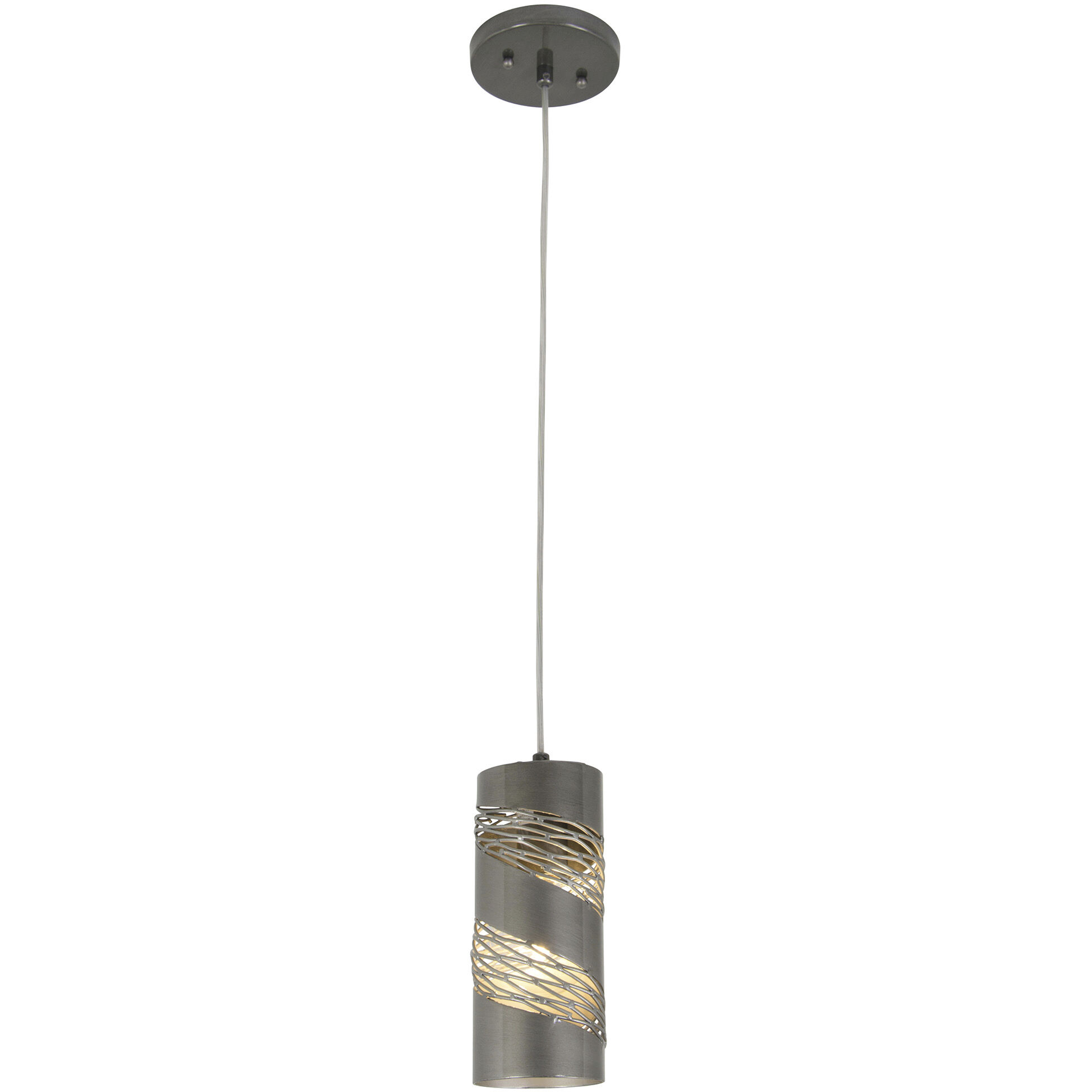 Flow 1 Light 4 inch Steel Mini Pendant Ceiling Light