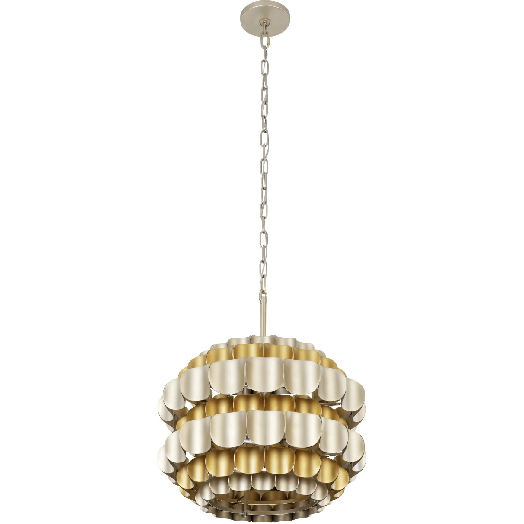Swoon 3 Light 20 inch Antique Gold/Gold Dust Pendant Ceiling Light, Smithsonian Collaboration
