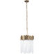 Matrix 3 Light 14 inch Havana Gold Pendant Ceiling Light