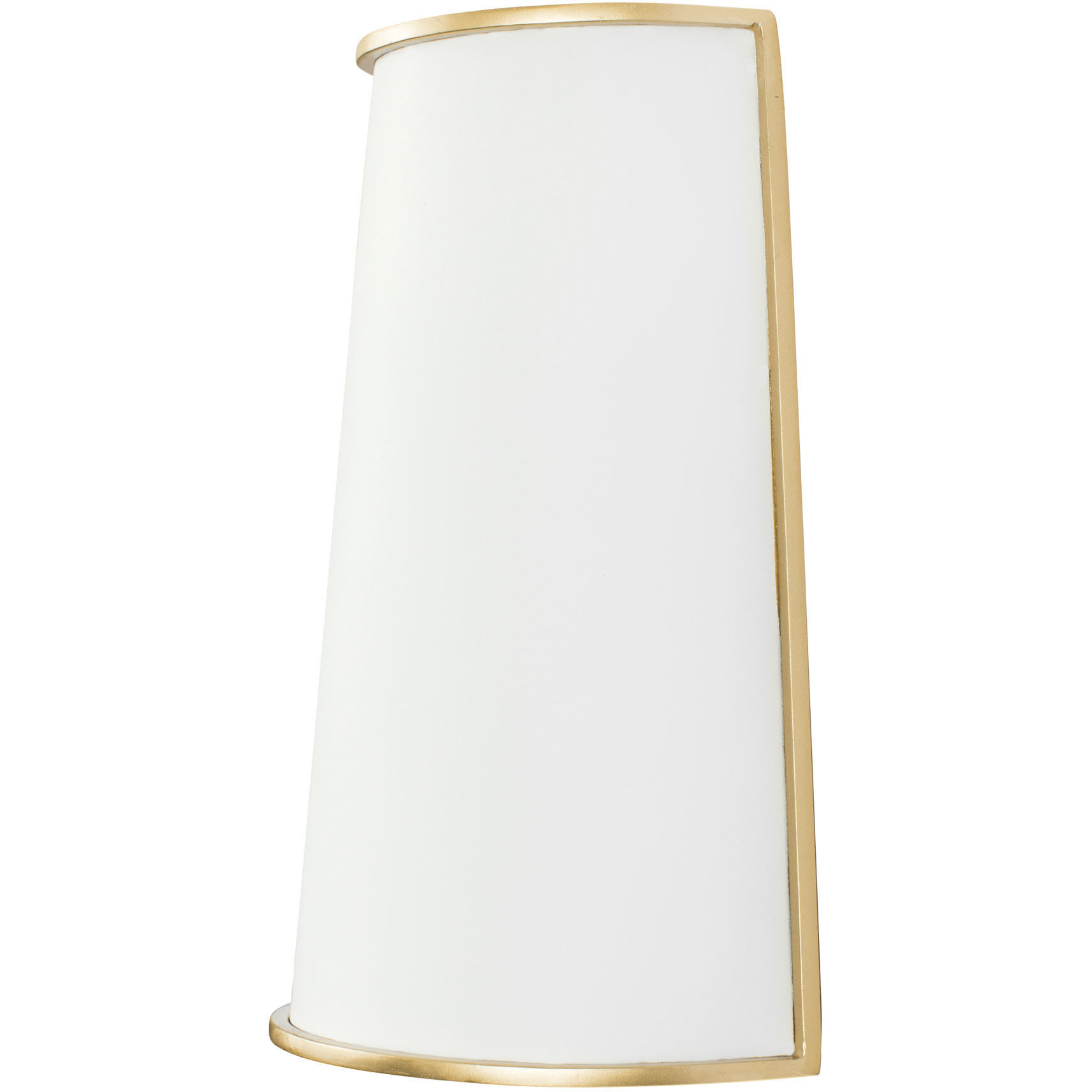 Coco Wall Sconce Wall Light in Matte White/French Gold