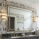 Social Club 6 Light 15 inch Havana Gold Wall Sconce Wall Light