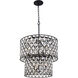 Windsor 7 Light 24.75 inch Carbon and Havana Gold Chandelier Ceiling Light