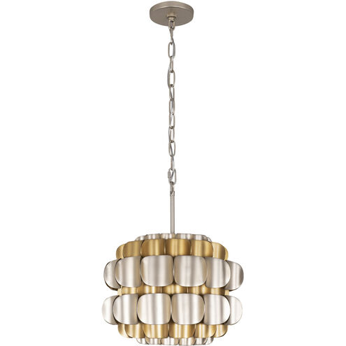 Swoon 1 Light 16 inch Antique Gold Pendant Ceiling Light, Smithsonian Collaboration
