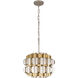 Swoon 1 Light 16 inch Antique Gold Pendant Ceiling Light, Smithsonian Collaboration