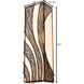 Flow 3 Light 7 inch Hammered Ore Wall Sconce Wall Light