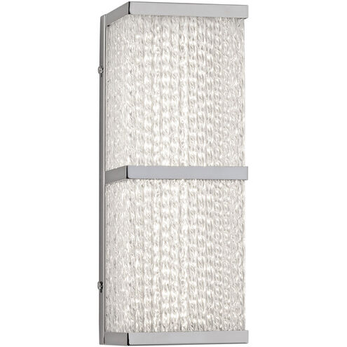 Twisted Sistah LED 13 inch Chrome ADA Wall Sconce Wall Light