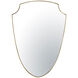 Shield Your Eyes 33.5 X 24 inch Gold Wall Mirror