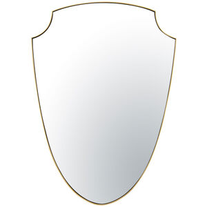 Shield Your Eyes 33.5 X 24 inch Gold Wall Mirror