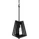 Gymnast 1 Light 10 inch Black Pendant Ceiling Light