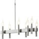 Collette 12 Light 32 inch Satin Nickel Linear Pendant Ceiling Light